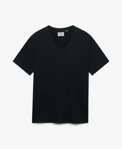 Classic Cotton Linen V-Neckline T-Shirt