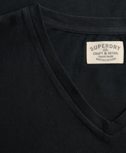 Classic Cotton Linen V-Neckline T-Shirt