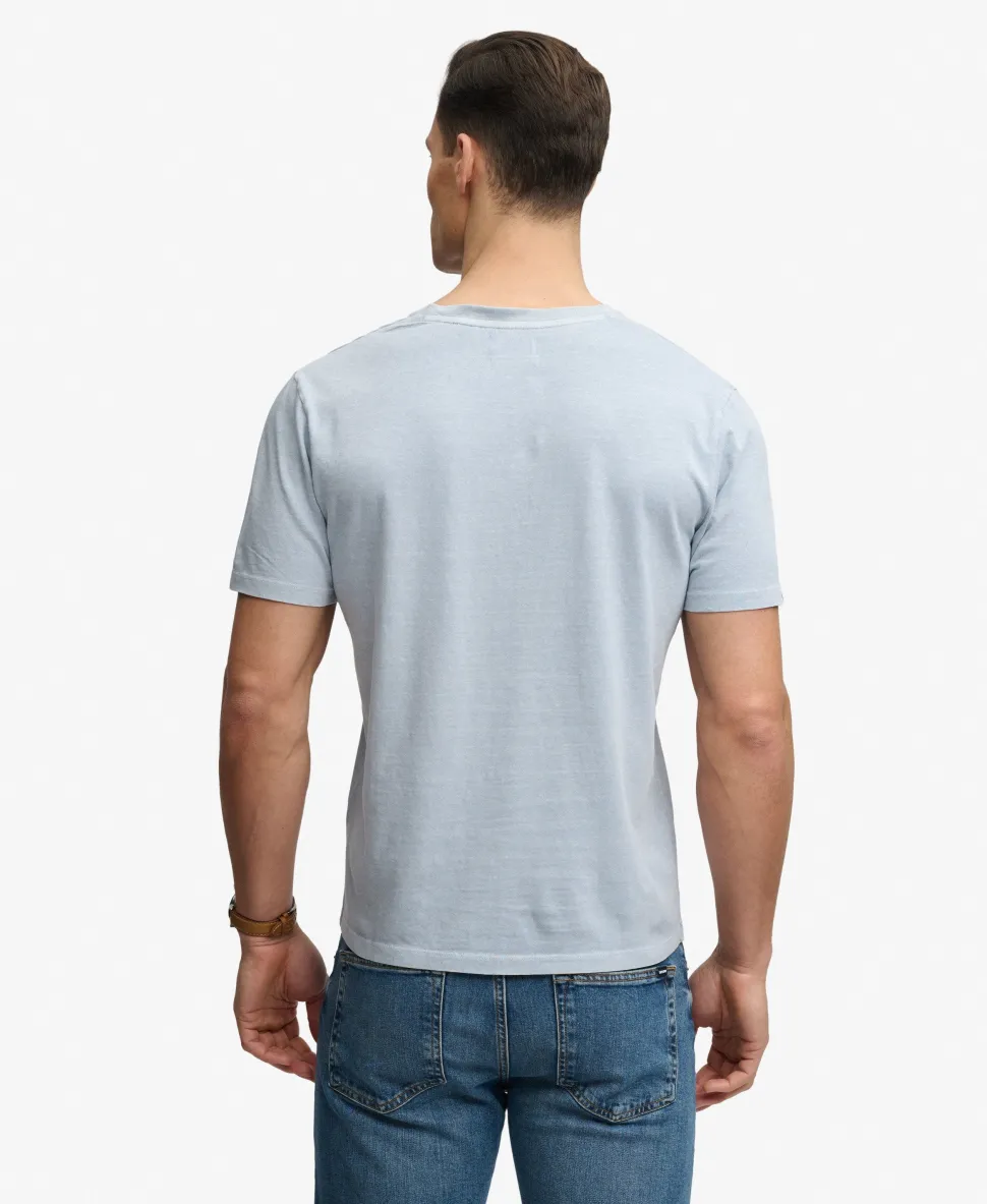 Classic Cotton Linen V-Neckline T-Shirt