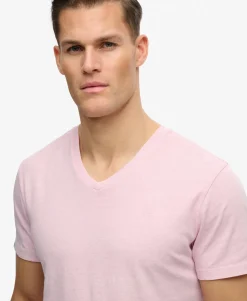 Classic Cotton Linen V-Neckline T-Shirt