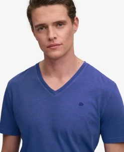 Classic Cotton Linen V-Neckline T-Shirt