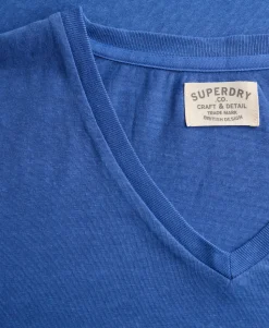 Classic Cotton Linen V-Neckline T-Shirt