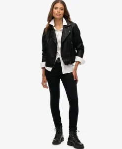 Classic Faux Leather Biker