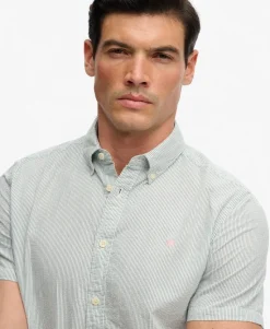 Classic Seersucker Short Sleeve Shirt