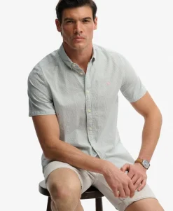 Classic Seersucker Short Sleeve Shirt