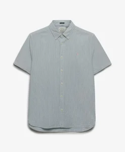 Classic Seersucker Short Sleeve Shirt