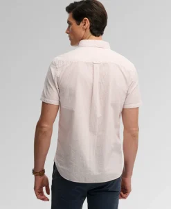 Classic Seersucker Short Sleeve Shirt