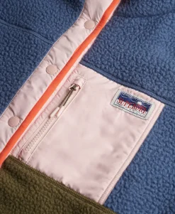 Colour Block Fleece Jacket