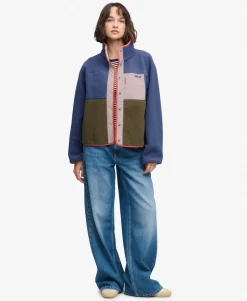 Colour Block Fleece Jacket