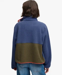 Colour Block Fleece Jacket