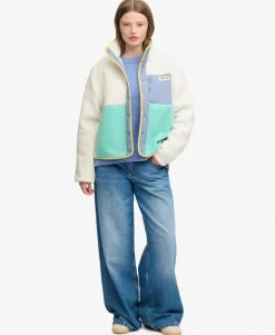 Colour Block Fleece Jacket