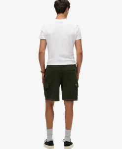 Contrast Stitch Cargo Shorts