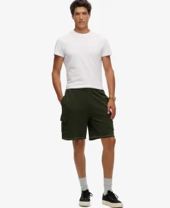 Contrast Stitch Cargo Shorts