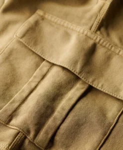 Contrast Stitch Cargo Shorts