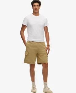 Contrast Stitch Cargo Shorts