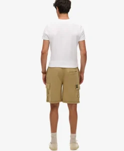 Contrast Stitch Cargo Shorts