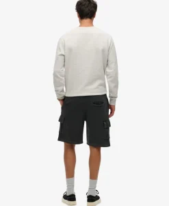 Contrast Stitch Cargo Shorts