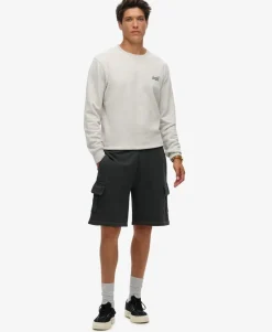 Contrast Stitch Cargo Shorts