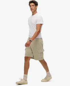 Contrast Stitch Cargo Shorts