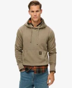 Contrast Stitch Relaxed Hoodie