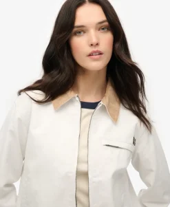 Cord Collar Barn Jacket