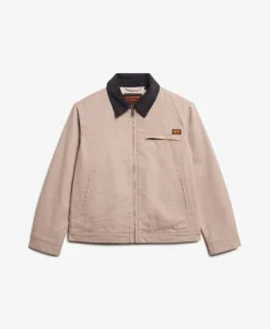 Cord Collar Barn Jacket