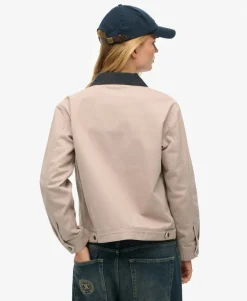 Cord Collar Barn Jacket
