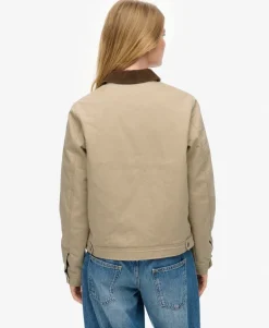 Cord Collar Quilt Ranch Jacket