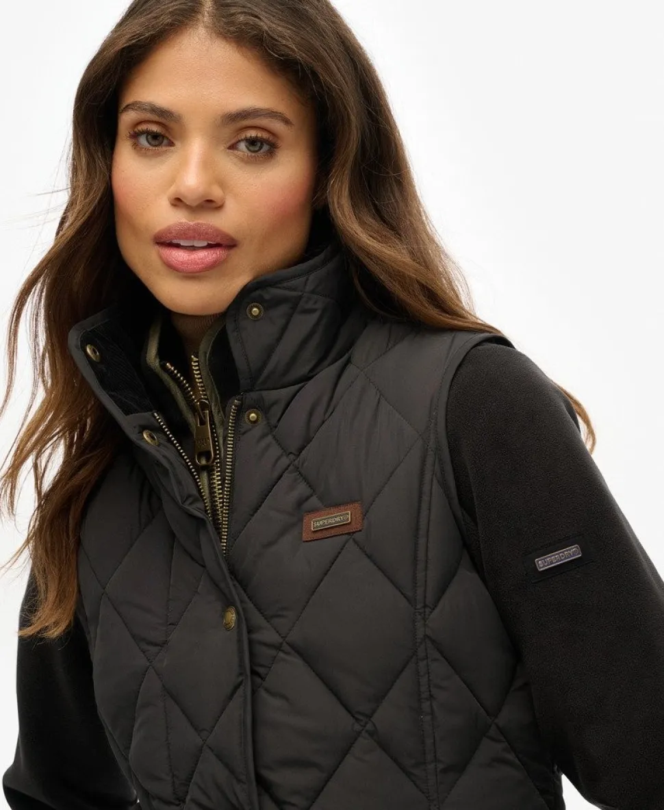 Cord Trimmed Liner Gilet