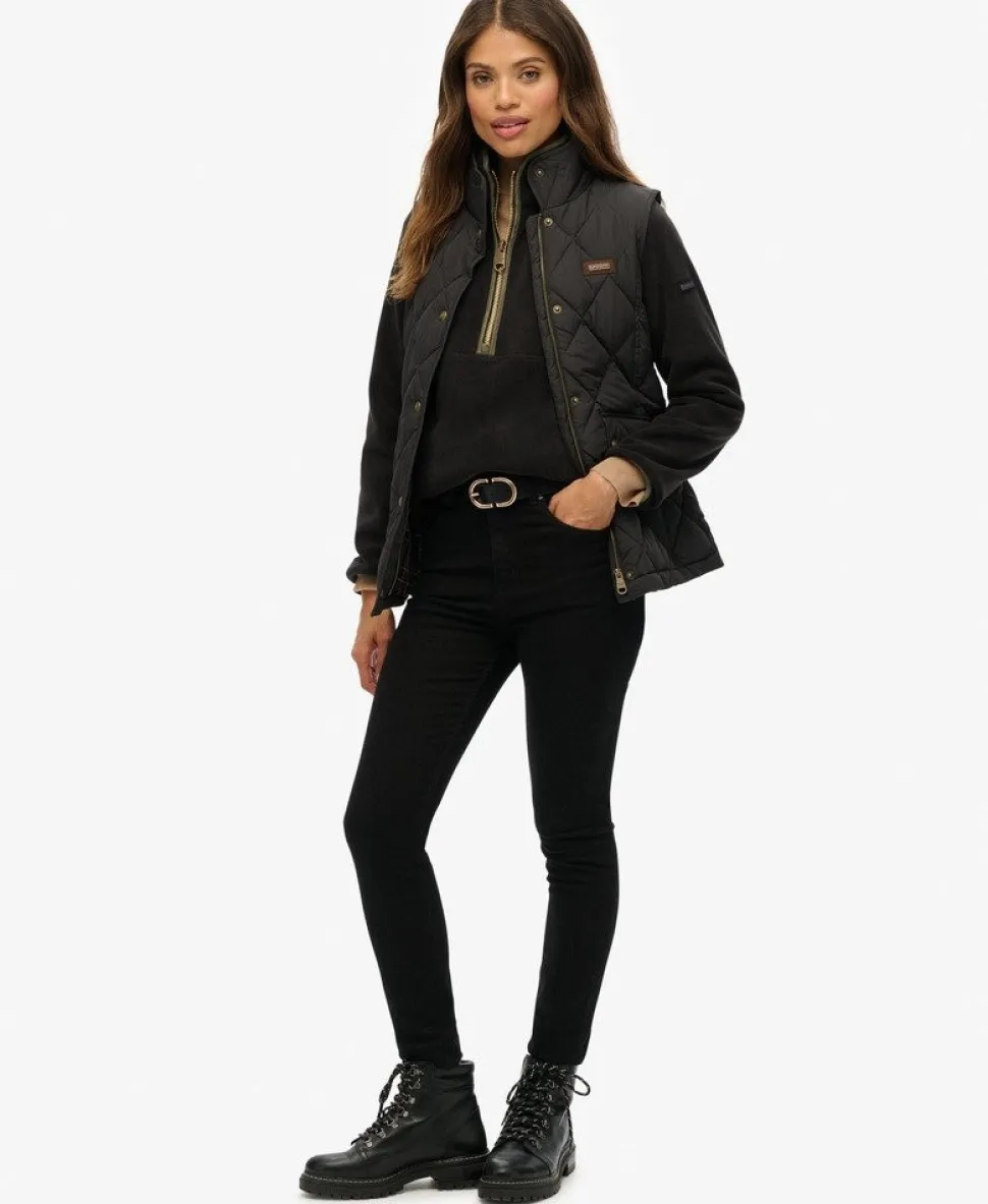 Cord Trimmed Liner Gilet