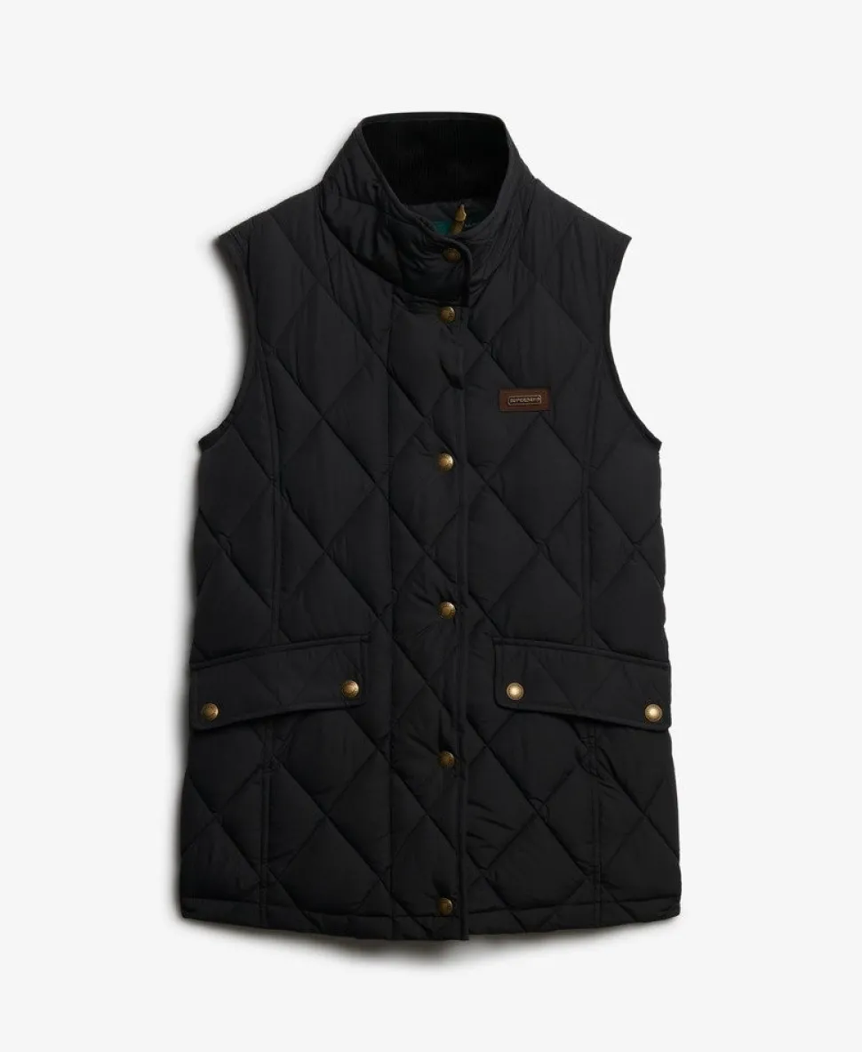 Cord Trimmed Liner Gilet