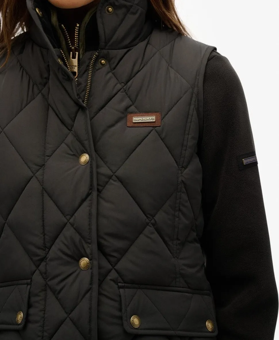 Cord Trimmed Liner Gilet