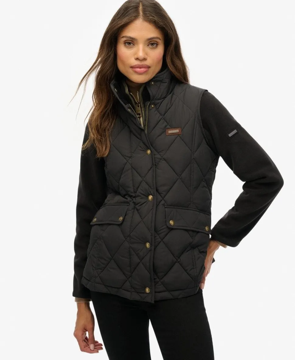 Cord Trimmed Liner Gilet