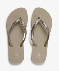 Core Metallic Flip Flops