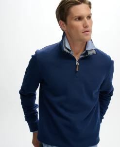 Core Pique Half Zip Sweatshirt