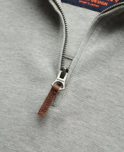 Core Pique Half Zip Sweatshirt