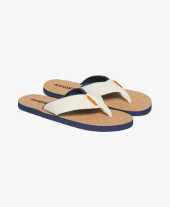 Cork Graphic Flip Flops
