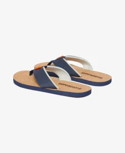 Cork Graphic Flip Flops