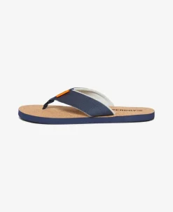 Cork Graphic Flip Flops
