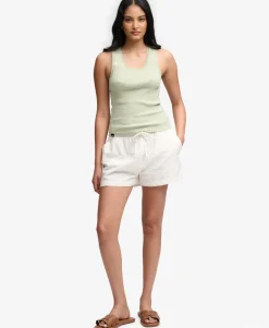 Cotton Broderie Beach Shorts
