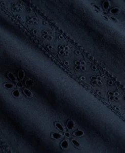 Cotton Broderie Beach Shorts
