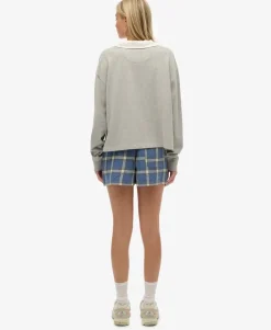 Cotton Check Elastic Shorts