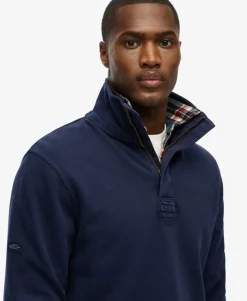 Cotton Classic Pique Half Zip Sweatshirt