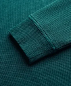 Cotton Classic Pique Half Zip Sweatshirt