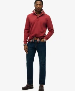 Cotton Classic Pique Half Zip Sweatshirt