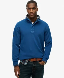 Cotton Classic Pique Half Zip Sweatshirt