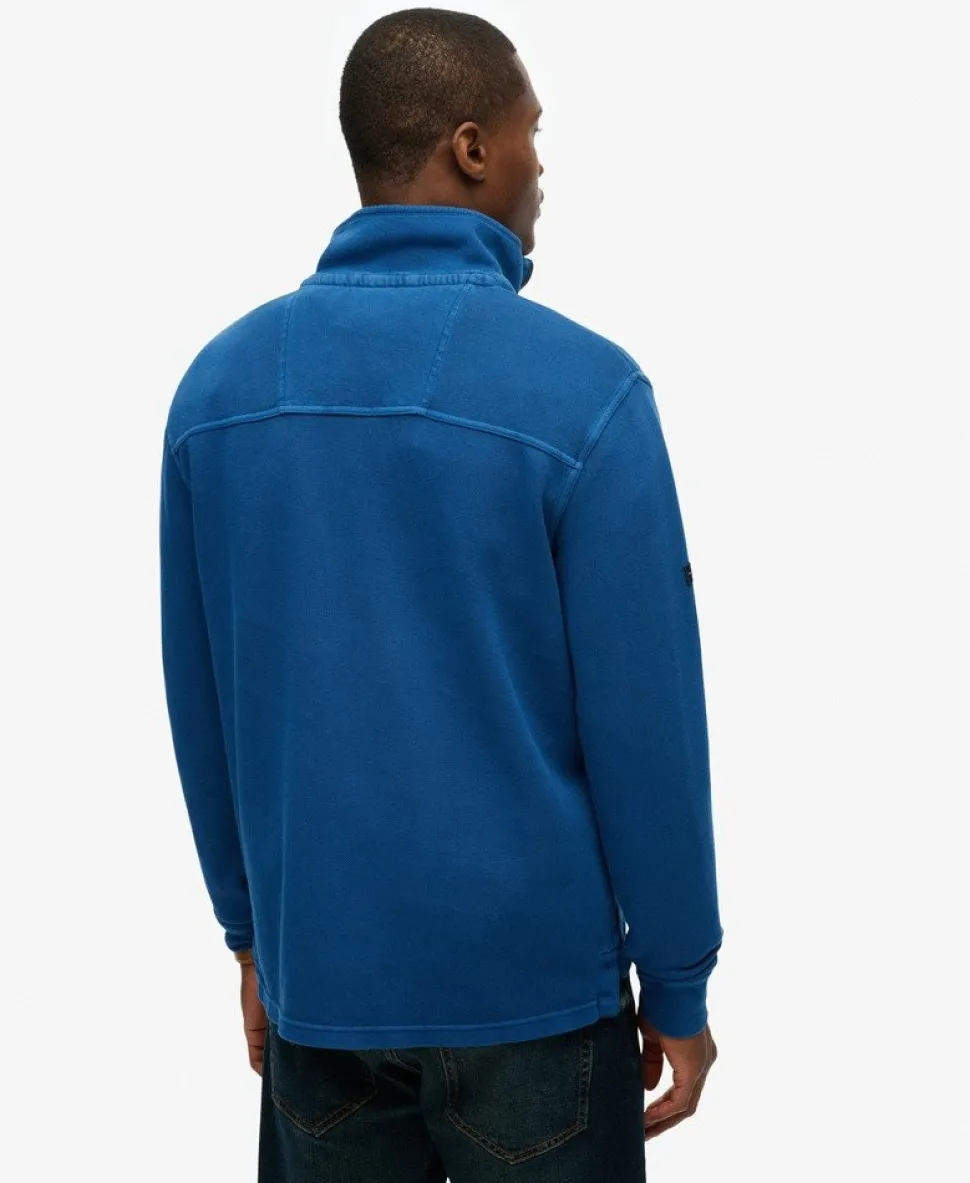 Cotton Classic Pique Half Zip Sweatshirt