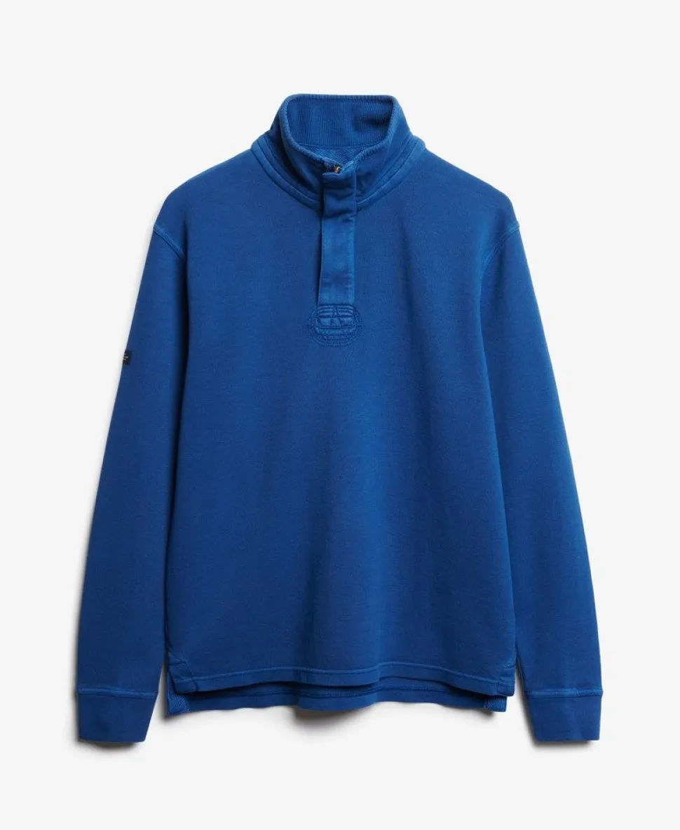 Cotton Classic Pique Half Zip Sweatshirt