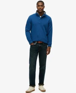 Cotton Classic Pique Half Zip Sweatshirt