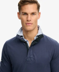 Cotton Classics Jersey Half Zip Sweatshirt